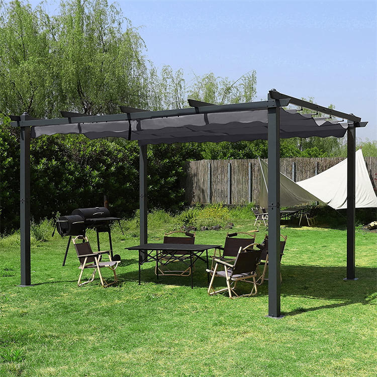 13 x 10 Ft Патио алюминий пергола баспанасы