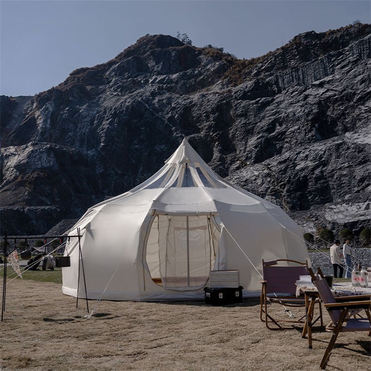 YMOUTDOOR ашық кенеп қоңырау шатыры глампинг бизнесіне қандай артықшылықтар береді?