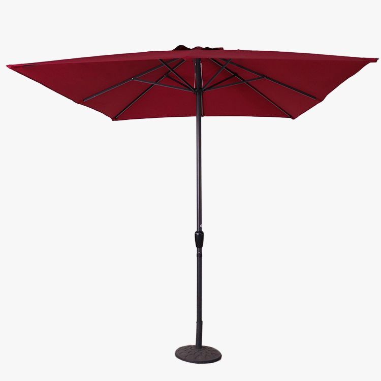 8 x 11ft тікбұрышты Patio нарығының қолшатыры