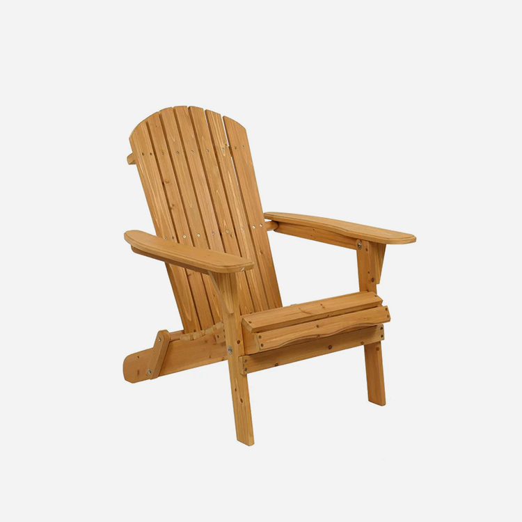 Ашық алаңдағы жиналмалы Adirondack креслосы